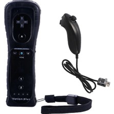 Lalulala Sıradan Açık Mavi-Top 2 In 1 Kablosuz Gamepad Uzaktan Kumanda Dahili Motion Plus + Wii Denetleyici Joystick Silikon Kılıf Için Nunchuck (Yurt Dışından)