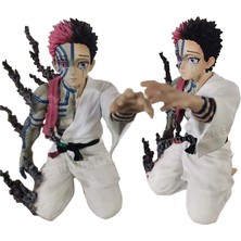 Lalulala 15CM Iblis Avcısı Akaza Anime Figürü Juuni Kitsuki Akaza Aksiyon Figürü Tanjirou/zenitsu Hiçbir Yaiba Heykelcik Modeli Bebek Oyuncak (Yurt Dışından)