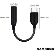 Samsung UC10 Type-C to 3.5mm Jack Dönüştürücü Siyah