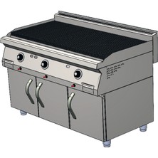 CSA Karacasan 900 Seri Dolaplı 120 cm Tüplü Lavataş Döküm Izgara(120x90x85Cm)