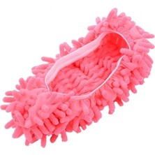 DouranShop Pembe Tarzı 1 Adet Zemin Toz Temizleme Terlik Ayakkabı Temizlik Bezi Tembel Paspas Ayakkabı Ev Zemin Temizleme Mikrofiber Bez Temizlik Ayakkabısı (Yurt Dışından)