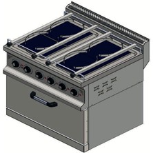 CSA Karacasan 900 Seri 80 cm 4 Gözlü Elektrikli Gemi Kuzinesi80x90x85Cm