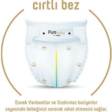 Pure Baby Organik Pamuklu Bebek Bezi 2 Beden 68 Adet