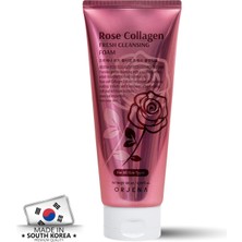 Orjena Rose Collagen Fresh Cleansing Foam-Kolajen Özlü Nemlendirici Yaşlanma Karşıtı Yüz Temizleme Köpüğü - 180ml