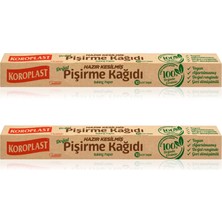 Koroplast Doğal Hazır Kesilmiş Pişirme Kağıdı 10'lu x  2 Ad
