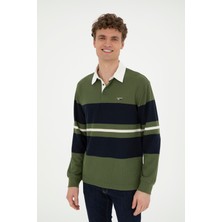 U.S. Polo Assn. Erkek Yeşil Sweatshirt 50270837-VR054