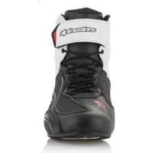 Alpinestars  Faster-3 Korumalı Motosiklet Botu Siyah / Beyaz / Kırmızı