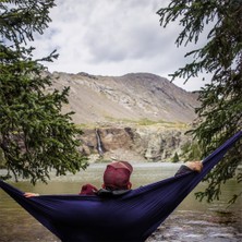 Campesnt Mekanizmalı Cibinlikli Kamp Hamak Seti 240X140 Lacivert