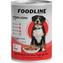 Foodline Karışık 2 Çeşit Yetişkin Köpek Konservesi 400 gr x 24 Adet