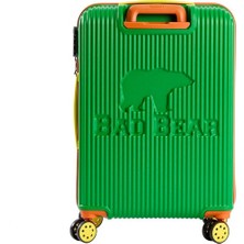 Bad Bear Logo Suıtcase Yeşil