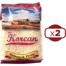 Korcan Osmancık Pirinç 1 kg 2 Li