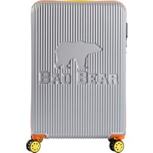 Bad Bear Logo Suıtcase Gri