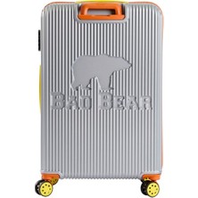 Bad Bear Logo Suıtcase Gri