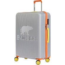 Bad Bear Logo Suıtcase Gri