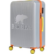 Bad Bear Logo Suıtcase Gri