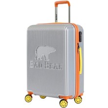 Bad Bear Logo Suıtcase Gri