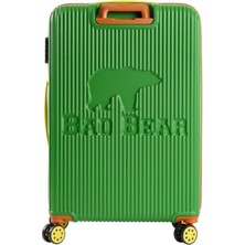 Bad Bear Logo Suıtcase Yeşil