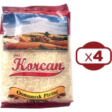 Korcan Osmancık Pirinç 1 kg 4 Lü