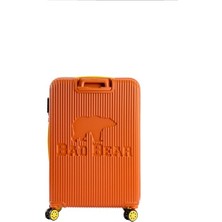 Bad Bear Logo Suıtcase Turuncu