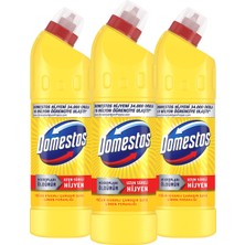 Domestos Yoğun Kıvamlı Çamaşır Suyu Limon Ferahlığı 750 ml X3