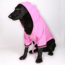 Pet Elegante %100 Pamuk Kedi Köpek Bornozu Pembe 6xl- 7xl Beden