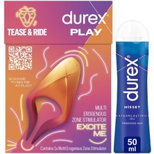 Durex Çoklu Erojen Bölge Uyarıcı + Hisset Kayganlaştırıcı Jel 50ML