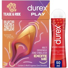 Durex Çoklu Erojen Bölge Uyarıcı + Çilekli Kayganlaştırıcı Jel 50ML