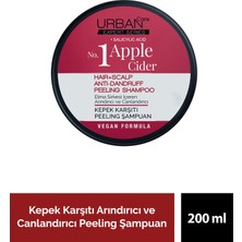 URBAN Care Expert Apple Cider Kepek Karşıtı Peeling Şampuan + Tonik + Şampuan 3'lü Set