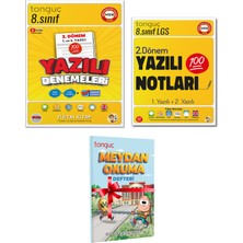 Tonguç Akademi 8. Sınıf Yazılı Denemeleri 2. Dönem 1 ve 2. Yazılı - 8. Sınıf Yazılı Notları 2. Dönem