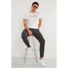 Buratti Baskılı Bisiklet Yaka Pamuklu Slim Fit T Shirt Erkek T Shirt 541DPRTMNT24