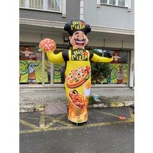 Kelepire Düştu 3 Metre Pizzacı Model Gel Gel Balon