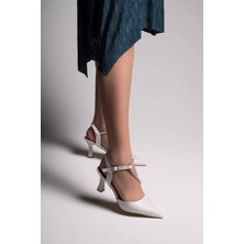 Hera Shoes Kadın Taşlı Topuklu Ayakkabı HS150Y23B