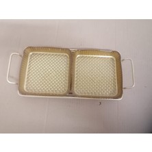 Yrn Dekoratif 2 Li Cam Sunumluk