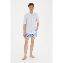 U.S. Polo Assn. Erkek Açık Mavi Deniz Şortu 50282921-VR003
