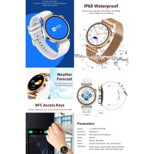 Byrtech Gs4 Mini Gps/nfc/siri Destekli Watch 4 Mini Amoled Ekran Akıllı Saat