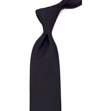 Kravatkolik Siyah Nokta Desen Mendilli Klasik Kravat KK12404