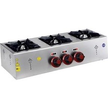 CSA Karacasan  Tüplü Üçlü 3 Gözlü Mini Set Üstü Ocak