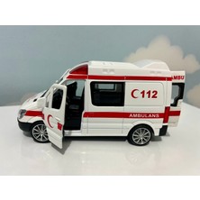 Fırsat Bulutum Oyuncak Metal Ambulans