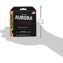 Aurora 9-42 Turuncu Elektro Gitar Teli