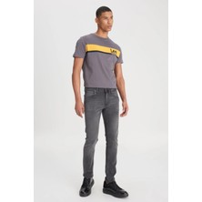 Lee L211034003 Antrasit Kadın Luke Slim Fit Dar Kesim Normal Bel Daralan Paça Esnek Kot Pantolon