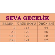 Seva Anne Geceliği Kısakol Battal Rahat Kalıp Gecelik