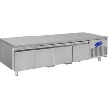 CSA Karacasan 265 Lt Dört Kapı 600'Lük Tezgah Altı Buzdolabı(304 çelik)