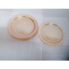 Yrn Dekoratif Tabak Kase 6 Adet Pasta Tabağı