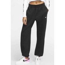 Nike Sportswear Esst. Collection Normal Belli Bol Kesim Siyah Kadın Eşofman Altı