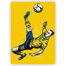 Ibrahimovic Ahşap Poster 20X29 cm