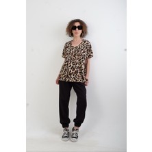 Zelish My Sister Siyah Pike Beli Ve Paçası Lastikli Pantolon