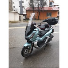 Motoros Arora Beatrix 150 Alt Siyah Ön Cam 2023-2024 Modellere Uyar 78CM  Şeffaf Renk  4mm  Uzun Boylu ve Geniş