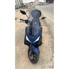 Motoros Arora Max T 150 Ön Cam 2022 2023 Modellere Uyar 55CM  Açıkfüme Renk   4mm Kısa Spor