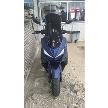 Motoros Arora Max T 150 Ön Cam 2022 2023 Modellere Uyar 55CM  Siyah Renk  4mm Kısa Spor