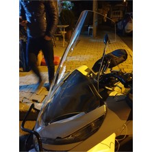 Motoros Honda Pcx 125 Ön Cam 2018 2020 Modellere Uyar 83CM  Şeffaf Renk  4mm Uzun ve Geniş